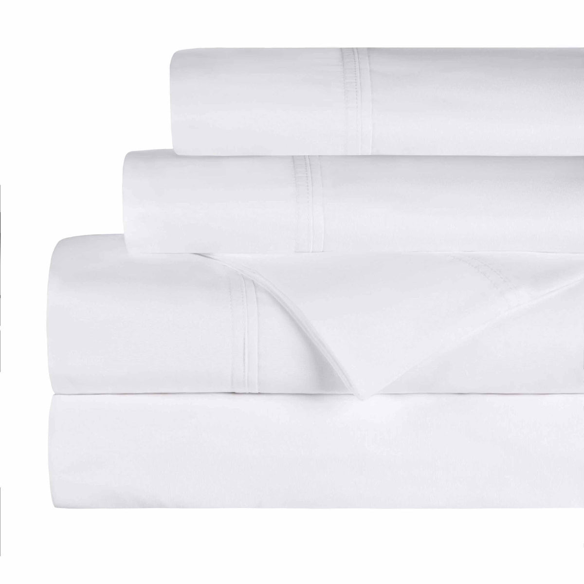 Organic Cotton 300 Thread Count Percale Extra Deep Pocket Sheet Set