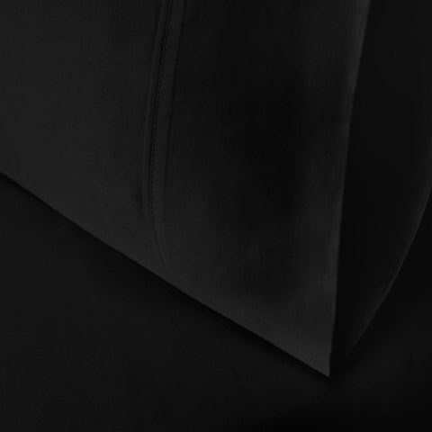 Egyptian Cotton 300 Thread Count Solid Bed Pillowcase Set