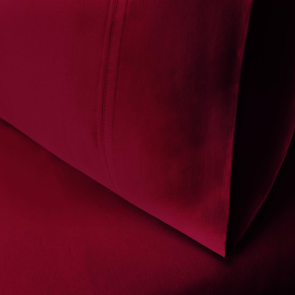 Egyptian Cotton 300 Thread Count Solid Luxury Pillowcases, Set of 2