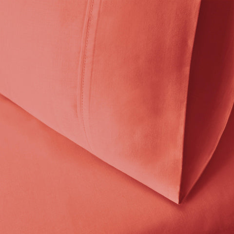 Egyptian Cotton 300 Thread Count Solid Bed Pillowcase Set