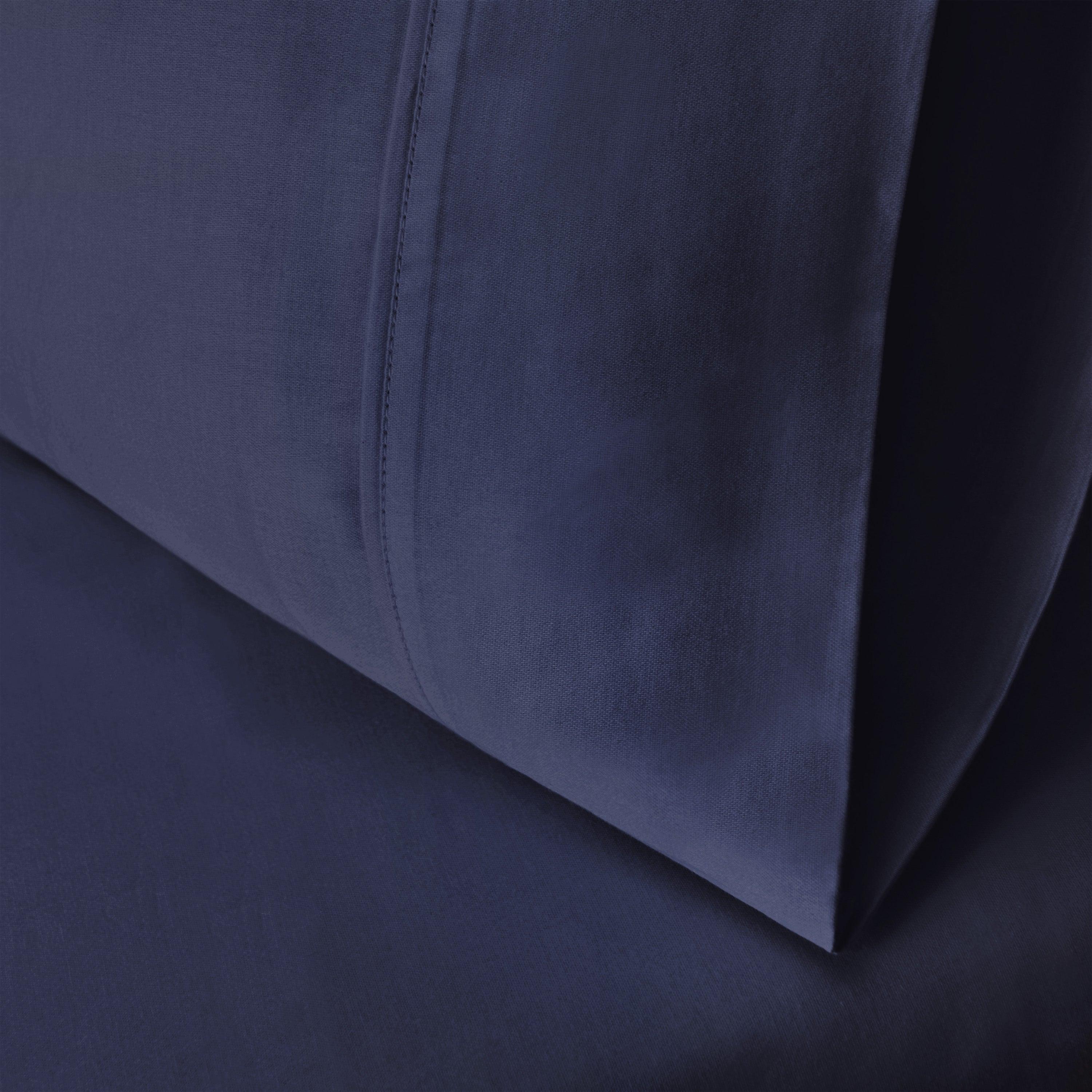 Egyptian Cotton 300 Thread Count Solid Luxury Pillowcases, Set of 2