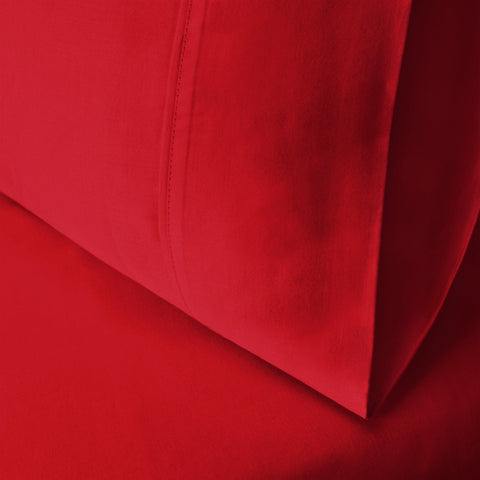Egyptian Cotton 300 Thread Count Solid Bed Pillowcase Set