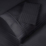 Egyptian Cotton 300 Thread Count Striped 2 Piece Pillowcase Set