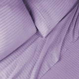 300 Thread Count Egyptian Cotton Sateen Stripe Bed Sheet Set
