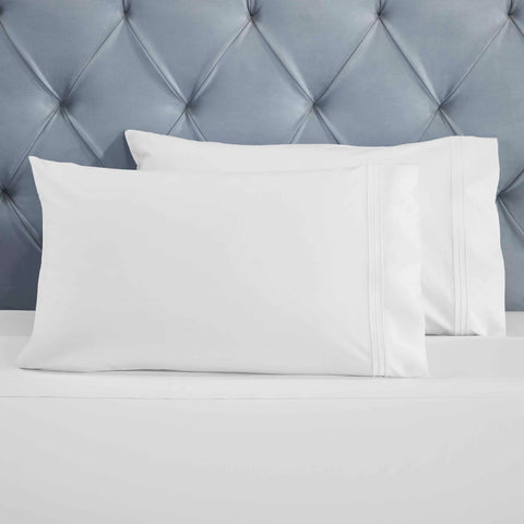 100% Cotton Bed Sheet Set Three-Line Embroidered Deep Pocket Brandon