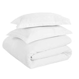 Chain Links Cotton Embroidered 3 Piece Duvet Cover Set