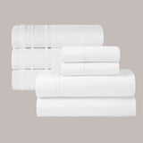 7-Piece Embroidered Elegance Bed & Bath Bundle