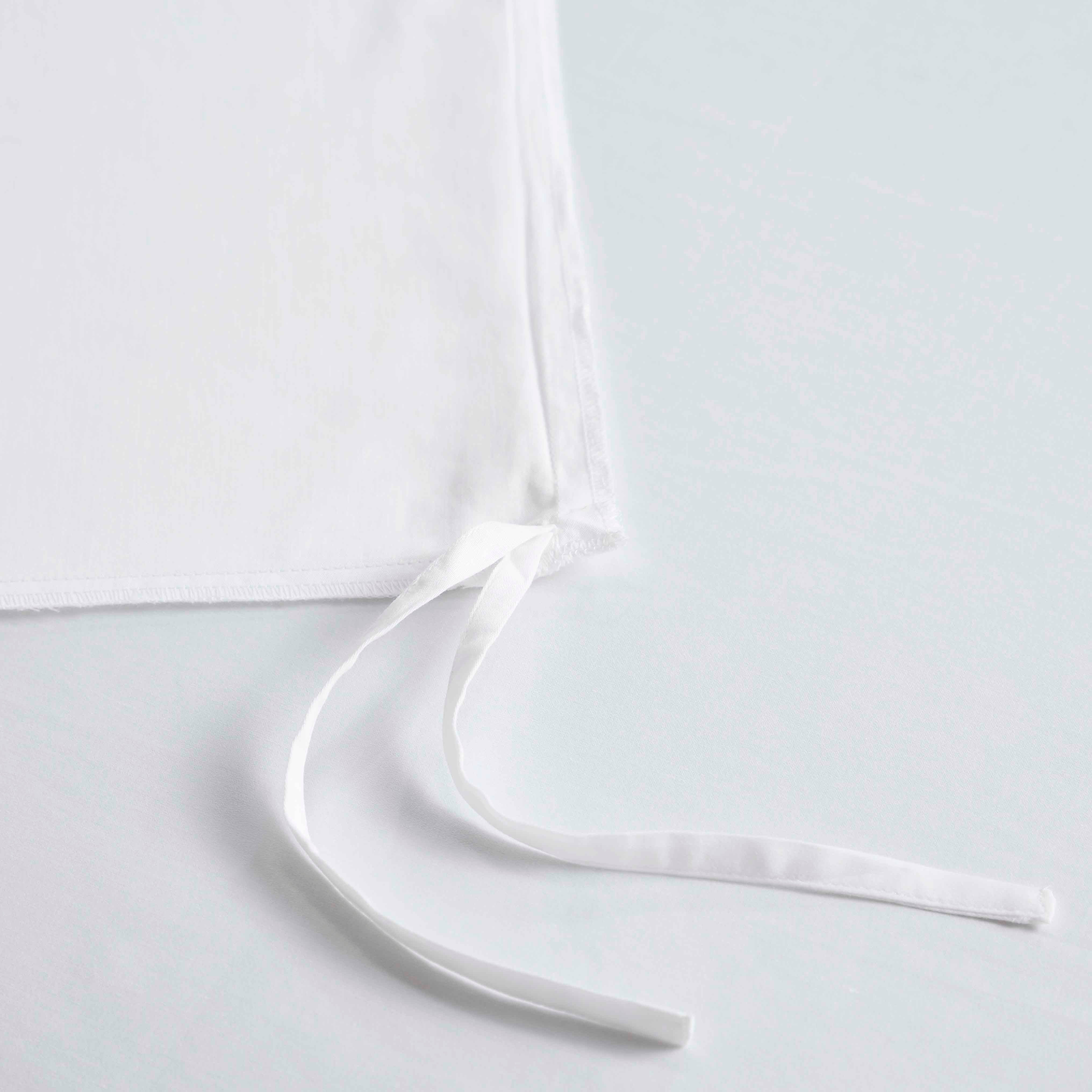 Fieldstone Cotton Two-Line Embroidered 3 Piece Duvet Cover Set