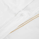 Fieldstone Cotton Two-Line Embroidered 3 Piece Duvet Cover Set