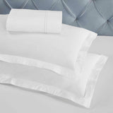 Fieldstone Cotton Two-Line Embroidered 3 Piece Duvet Cover Set