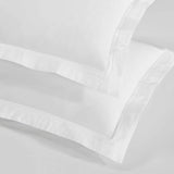 Fieldstone Cotton Two-Line Embroidered 3 Piece Duvet Cover Set