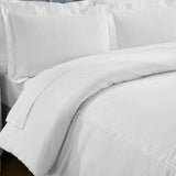 Harrison Cotton Greek Key Embroidered 3 Piece Duvet Cover Set
