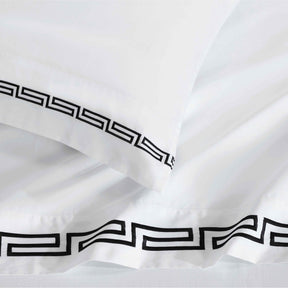 Harrison Cotton Greek Key Embroidered Deep Pocket Bed Sheet Set