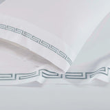 100% Cotton Bed Sheet Set Greek Key Embroidered Deep Pocket Harrison
