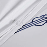 100% Cotton Gold Embroidered Duvet Cover Set