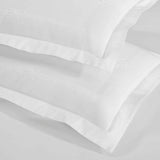 Moonlawn Cotton Gold Embroidered 3 Piece Duvet Cover Set