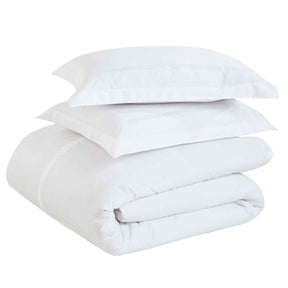 Moonlawn Cotton Gold Embroidered 3 Piece Duvet Cover Set