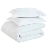 Moonlawn Cotton Gold Embroidered 3 Piece Duvet Cover Set
