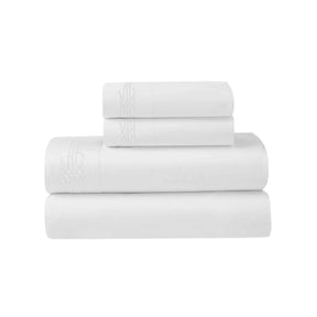 Moonlawn Cotton Gold Embroidered Deep Pocket Bed Sheet Set