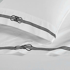 Moonlawn Cotton Gold Embroidered Deep Pocket Bed Sheet Set