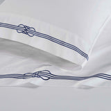 Moonlawn Cotton Gold Embroidered Deep Pocket Bed Sheet Set