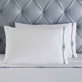 100% Cotton Bed Sheet Set Gold Embroidered Deep Pocket Moonlawn