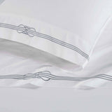 100% Cotton Bed Sheet Set Gold Embroidered Deep Pocket Moonlawn