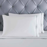 Moonlawn Cotton Gold Embroidered Deep Pocket Bed Sheet Set
