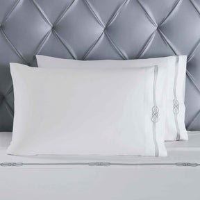 Moonlawn Cotton Gold Embroidered Deep Pocket Bed Sheet Set