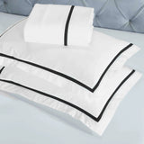 Riverton Cotton Cross-Stitch Embroidered 3 Piece Duvet Cover Set