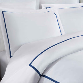 Riverton Cotton Cross-Stitch Embroidered 3 Piece Duvet Cover Set