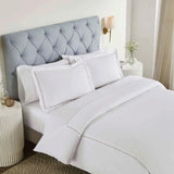 100% Cotton Cross-Stitch Embroidered Duvet Cover Set