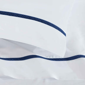Riverton Cotton Cross-Stitch Embroidered Deep Pocket Bed Sheet Set