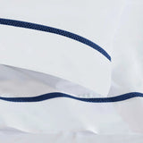 Riverton Cotton Cross-Stitch Embroidered Deep Pocket Bed Sheet Set