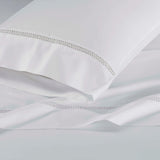 100% Cotton Bed Sheet Set Cross-Stitch Embroidered Deep Pocket Riverton