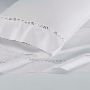Riverton Cotton Cross-Stitch Embroidered Deep Pocket Bed Sheet Set