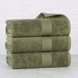 Oregon Organic Cotton Medium Weight Solid Bath Towel, Set of 3