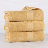 Oregon Organic Cotton Medium Weight Solid Bath Towel, Set of 3