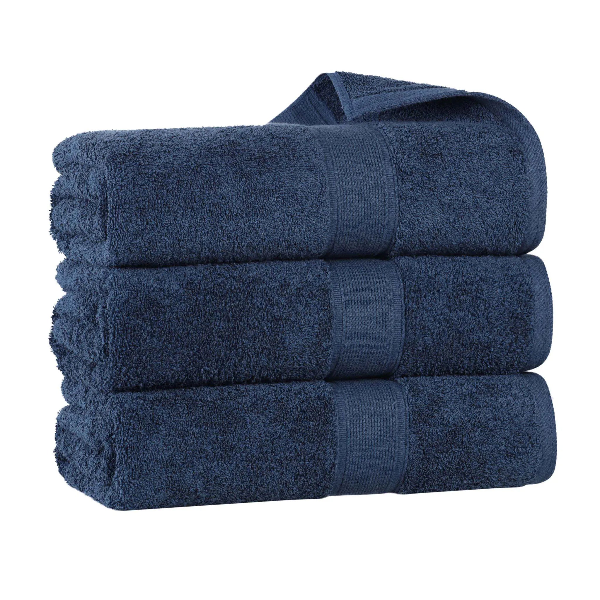 Oregon Organic Cotton Medium Weight Solid Bath Towel, Set of 3