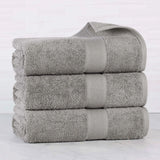 Oregon Organic Cotton Medium Weight Solid Bath Towel, Set of 3