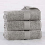 Oregon Organic Cotton Medium Weight Solid Bath Towel, Set of 3