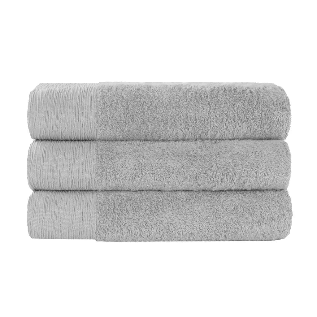 Rayon from Bamboo Eco-Friendly Fluffy Soft Solid Bath Towel Set of 3