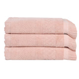 Cotton Geometric Jacquard Absorbent Bath Towel Set of 3