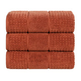 Napa Zero-Twist Cotton Waffle Towel Set 3 Piece