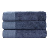 Rayon from Bamboo Eco-Friendly Fluffy Soft Solid Bath Towel Set of 3