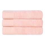 Rayon from Bamboo Eco-Friendly Fluffy Soft Solid Bath Towel Set of 3