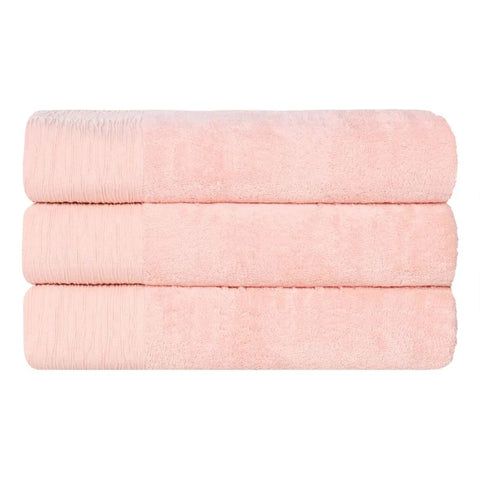Rayon from Bamboo Eco-Friendly Fluffy Soft Solid Bath Towel Set of 3