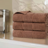 Napa Zero-Twist Cotton Waffle Towel Set 3 Piece
