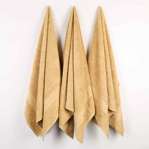 Oregon Organic Cotton Medium Weight Solid Bath Towel, Set of 3