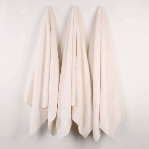 Oregon Organic Cotton Medium Weight Solid Bath Towel, Set of 3